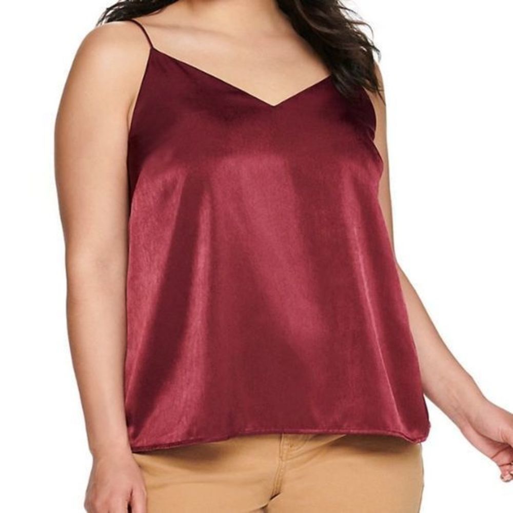 Sonoma plus size 3x maroon camisole‎